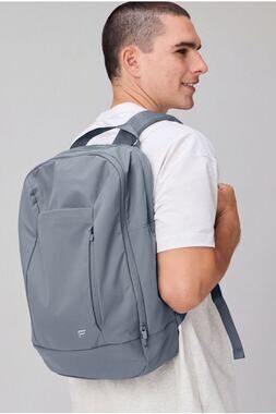New Fabletics The Sleek Backpack Vintage Grey O/S